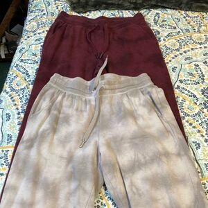 Two Old Navy tie dye joggers